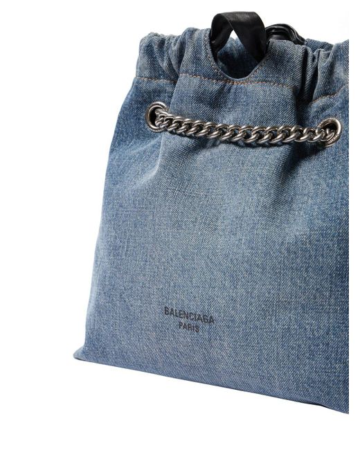 BALENCIAGA CRUSH スモールトートバッグ デニム　新品 三越伊勢丹 | BALENCIAGA/バレンシアガ通販 | CRUSH スモール