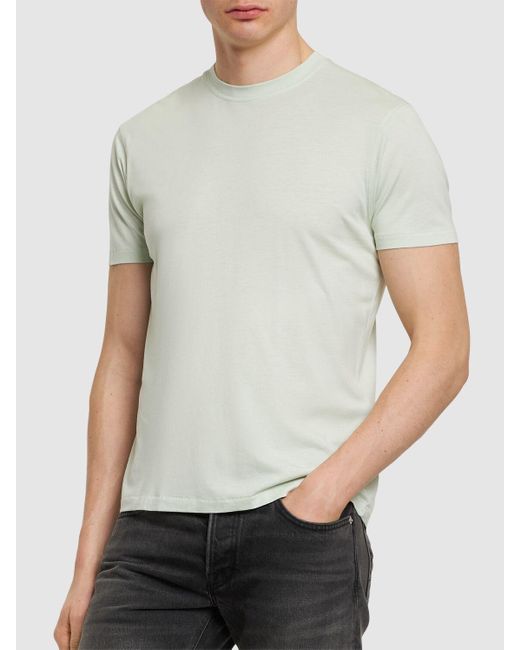 Camiseta de lyocell y algodón Tom Ford de hombre de color Multicolor