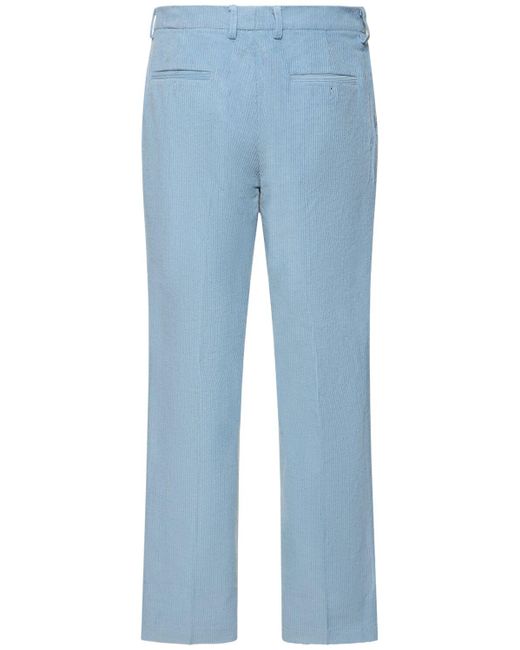 Kidsuper Blue Face Corduroy Suit Pants for men