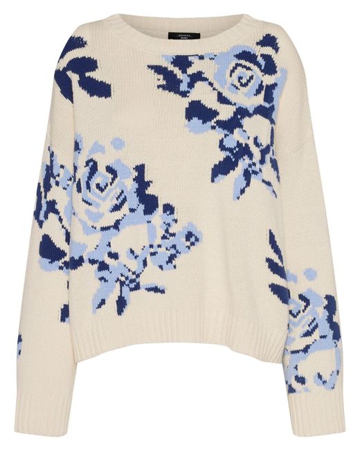 Weekend by Maxmara Blue Fabian Cotton Blend Sweater