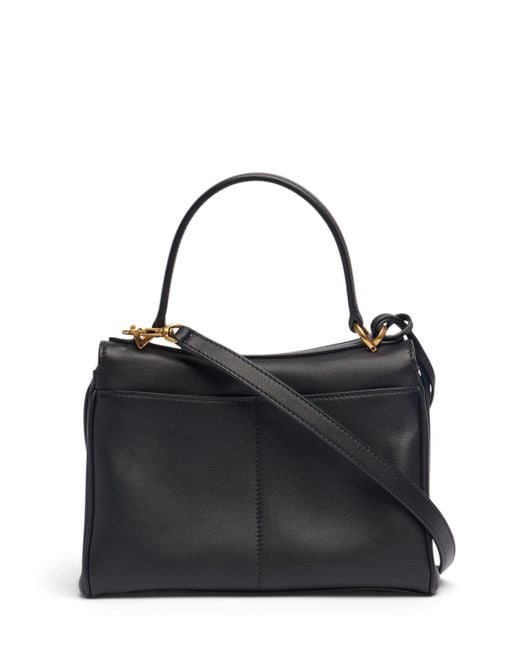 Balenciaga Mini Rodeo Leather Top Handle Bag in Black | Lyst