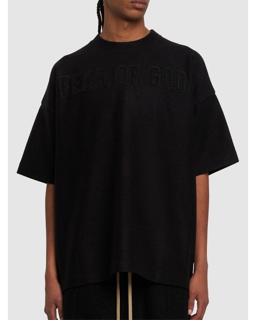メンズ Fear Of God ウールtシャツ Black