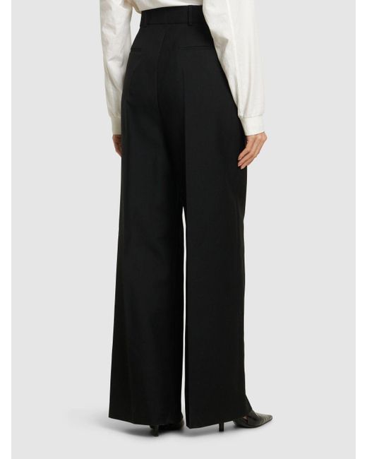 Carven Evening ストレートウールタキシードパンツ Black