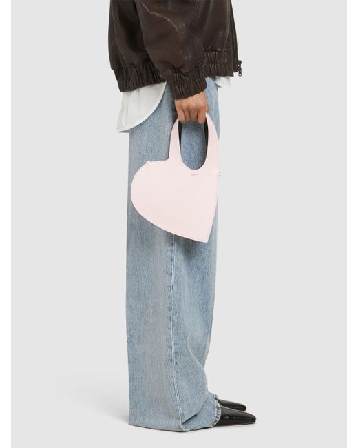 Donna Borsa A Tracolla Baby Hart di Coperni in Pink
