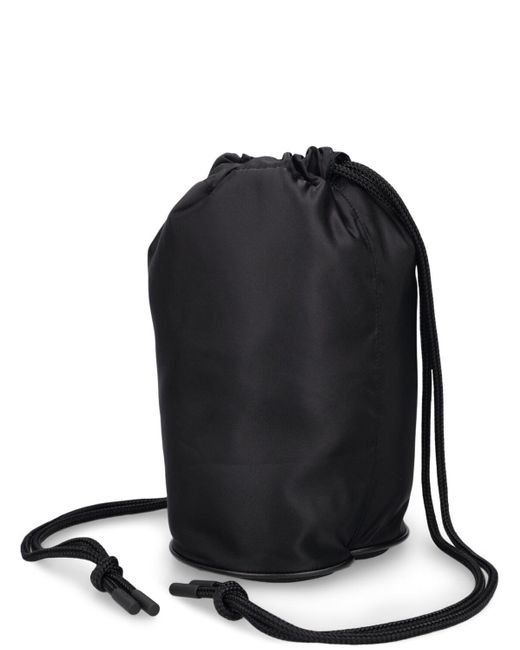 Sacai Black Kinchaku Nylon Twill Bag for men