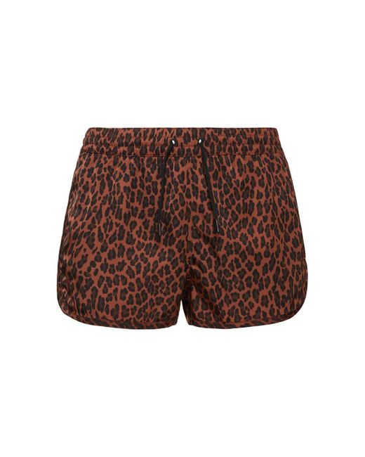 Short de bain en nylon imprimé léopard CDLP pour homme en coloris Brown