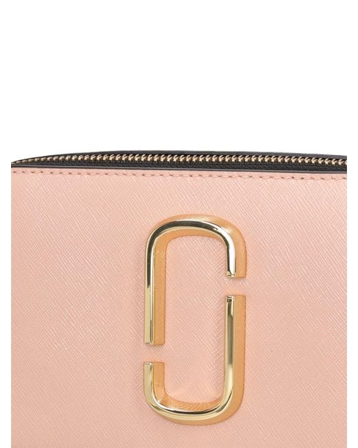 Marc Jacobs Pink The Snapshot Leather Shoulder Bag