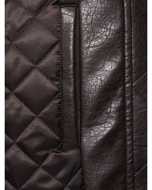 Stand Studio Black Talulla Faux Leather Jacket