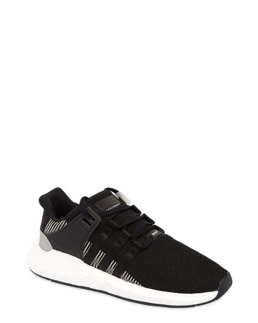 adidas originals eqt support 93/17 trainers core black/core black/footwear white