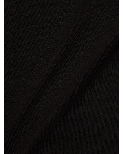 Camiseta de algodón jersey Agolde de color Black