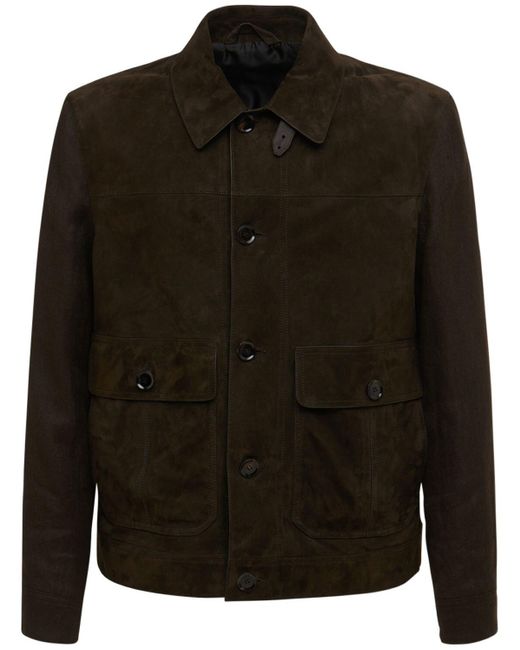 hunter green suede jacket