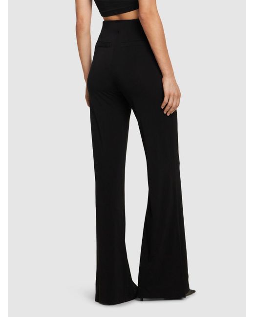 Jacquemus Le Pantalon Drapeado Flared Pants in Black Lyst UK