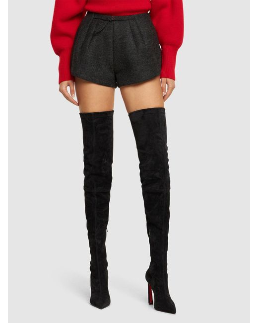 Christian Louboutin Black Lvr Exclusive 100Mm Condora Boots