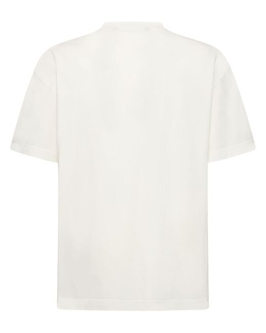 Palm Angels University T-Shirt mit Logo-Print in White für Herren