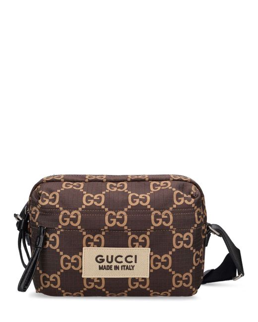 Gucci Brown gg Ripstop Nylon Crossbody Bag for men