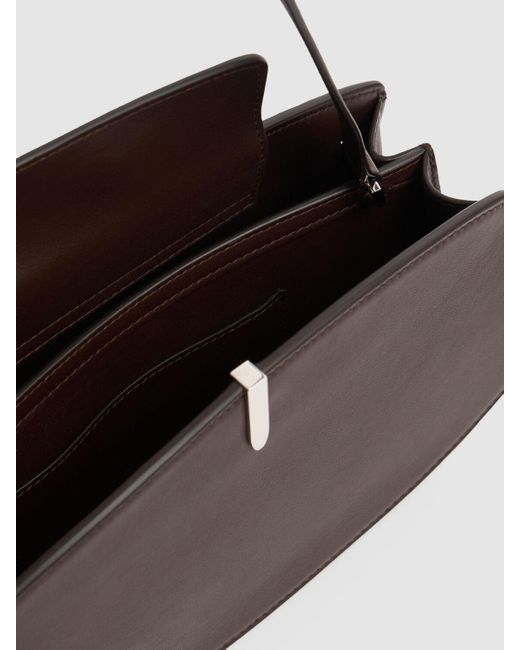 SAVETTE Brown Schultertasche Aus Leder "florence"