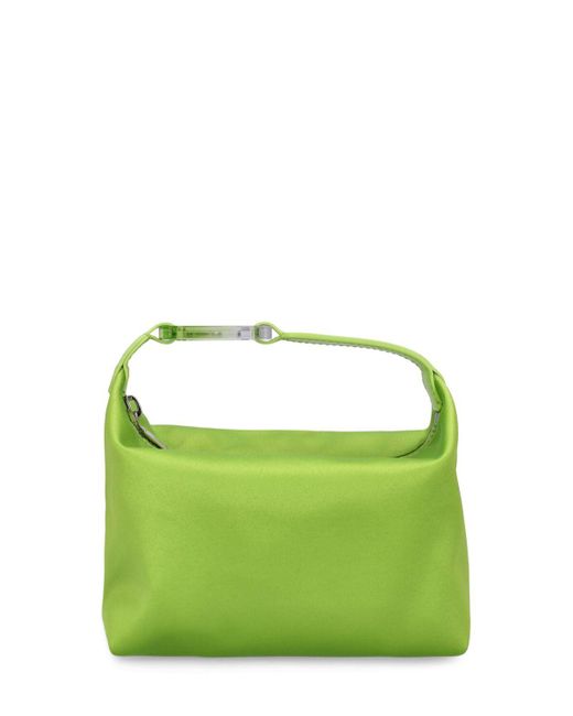 Eera Green Moon Satin Top Handle Bag