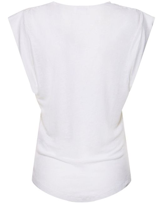 Isabel Marant Kotty リネントップ White
