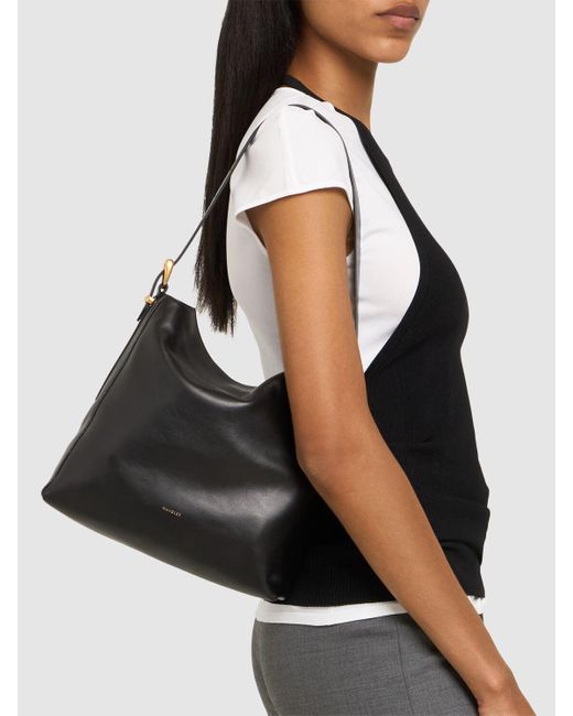 Wandler Black Marli Leather Shoulder Bag
