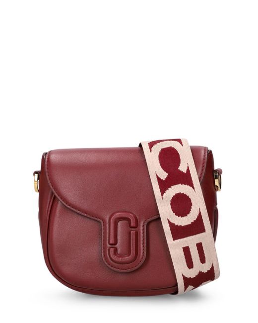 Marc Jacobs The Small J Marc レザーサドルバッグ Red