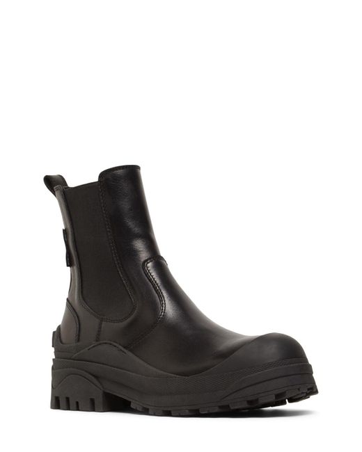 DSquared² Black Urban Leather Chelsea Boots for men