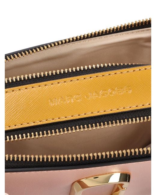 Marc Jacobs Pink The Snapshot Leather Shoulder Bag