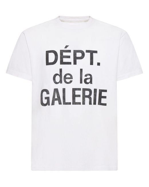 メンズ GALLERY DEPT. ロゴtシャツ White