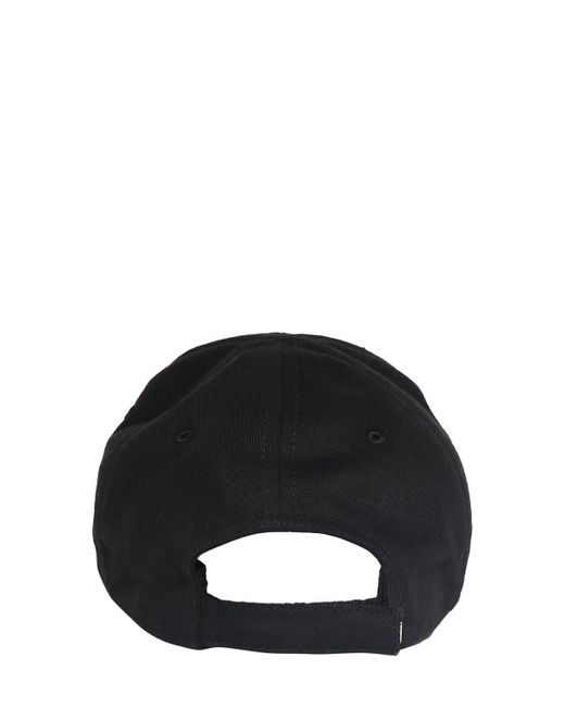 Balenciaga Black Led Light Cotton Cap for men