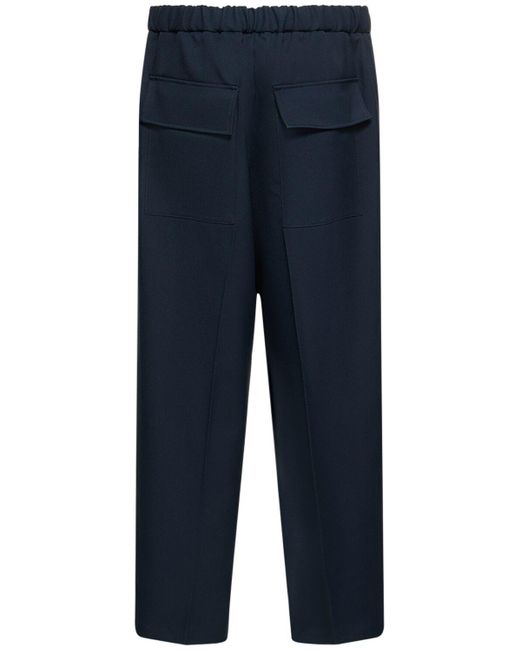 Pantalones cropped relaxed fit Jil Sander de hombre de color Blue