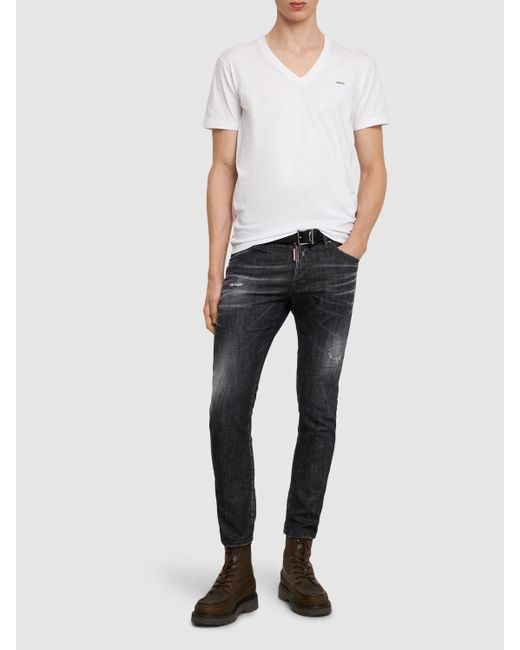 メンズ DSquared² Cool Fit コットンtシャツ White