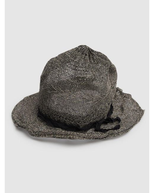 Yohji Yamamoto Herren Kappe „Mountain 66“ in Gray für Herren