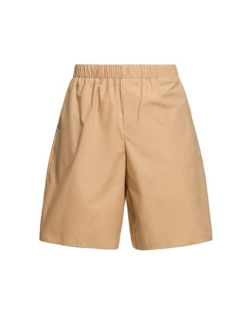 Frankie Shop Natural Cotton jogging Shorts for men
