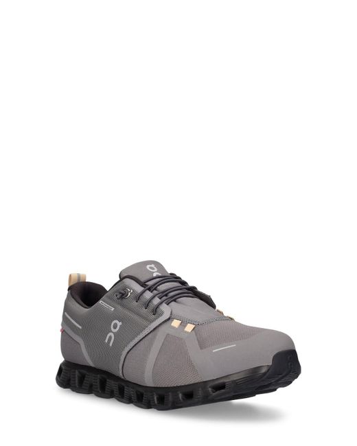 Sneakers cloud 5 waterproof di On Shoes in Gray da Uomo
