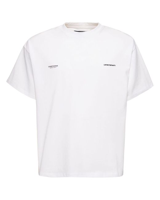 Unknown T-shirt Aus Baumwolle in White für Herren