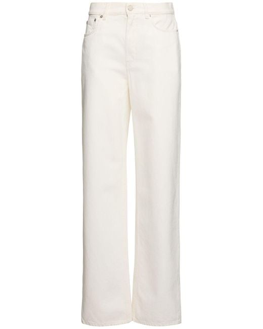 Loulou de Saison White Jeans Aus Baumwolldenim "samur"