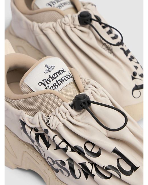 Vivienne Westwood Natural Romper Bag Leather Sneakers
