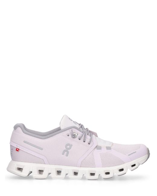 purple on cloud shoes