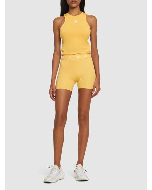 Shorts techfit Adidas Originals de color Yellow