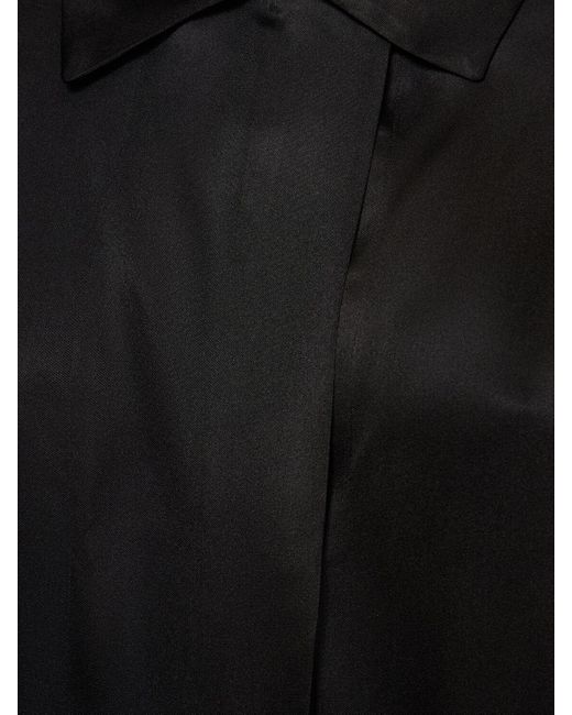 Camicia julia in misto seta di Anine Bing in Black