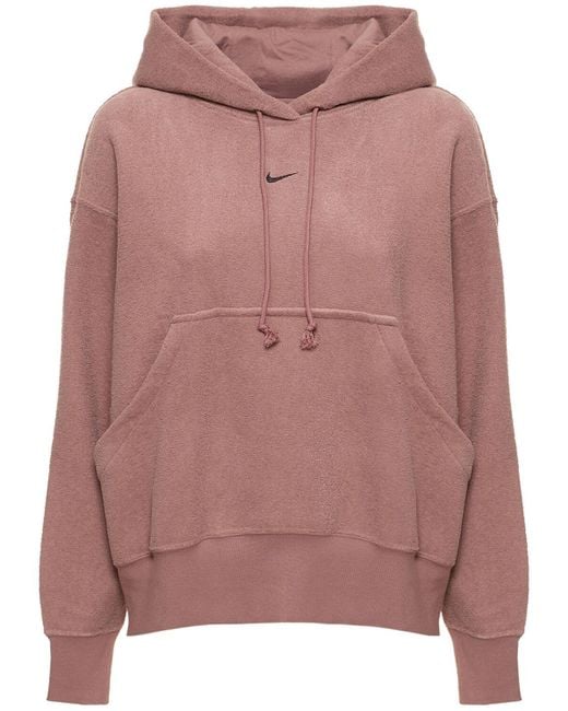 Nike Oversized Hoodie in Pink Lyst UK