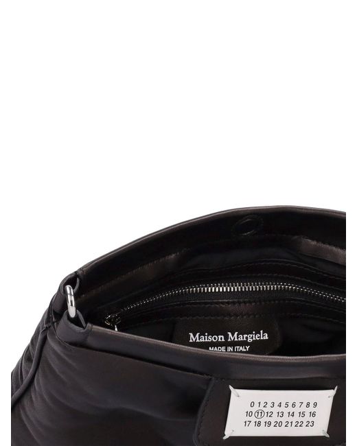Herren Taschen Kuriertaschen Maison Margiela Leder Kuriertasche Aus Leder glam Slam in Schwarz für Herren 