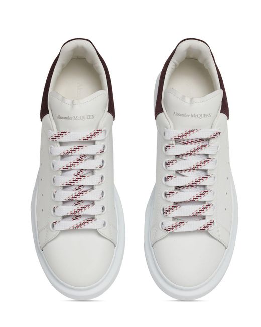 Alexander McQueen White 45mm Leather Sneakers
