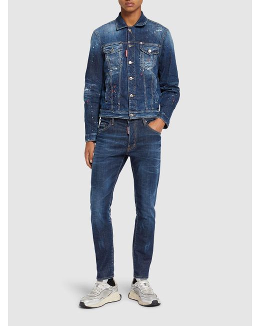 DSquared² Blue Dan Denim Jacket for men