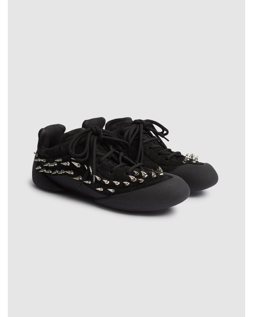 メンズ Alexander McQueen Flexion レザースニーカー Black