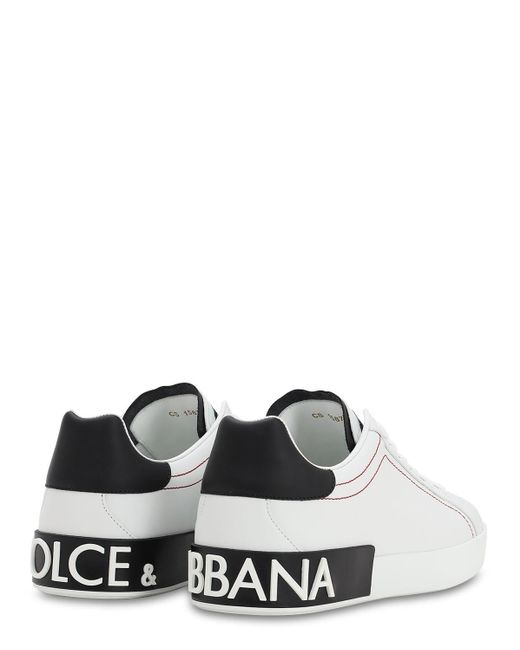 dolce & gabbana white portofino sneakers