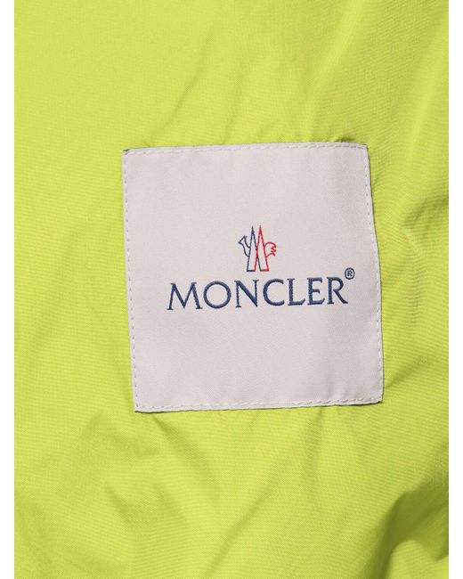 Clapier hooded tech jacket Moncler de hombre de color Yellow