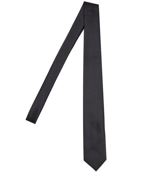 Tom Ford Black 8cm Solid Silk Twill Tie for men