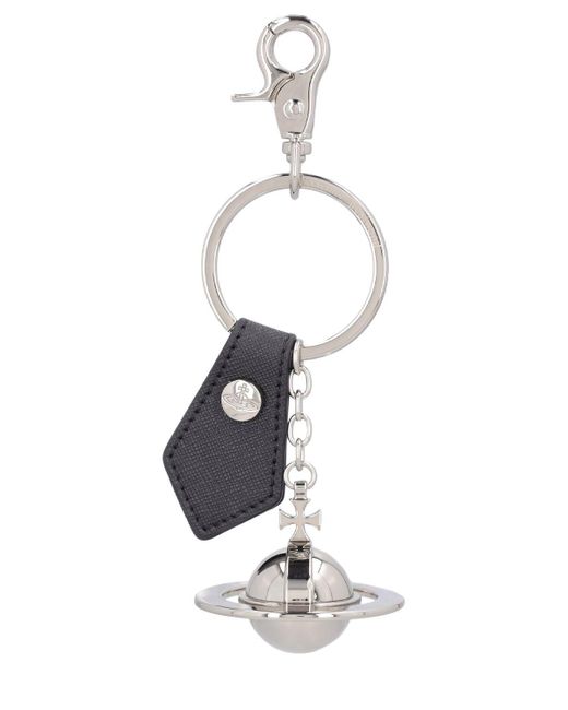 Porte-clés avec orbite 3d Vivienne Westwood en coloris White