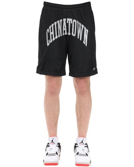 Market Champion X Shooter Mesh Shorts in Black for Men | Lyst