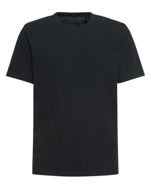 Camiseta precise luxe Theory de hombre de color Black